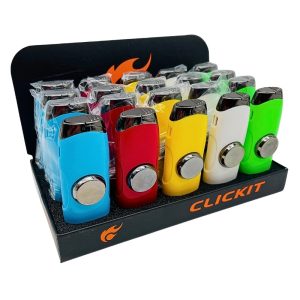 CLICKIT TORCH FIDGET SPINNER LIGHTER 20PCS