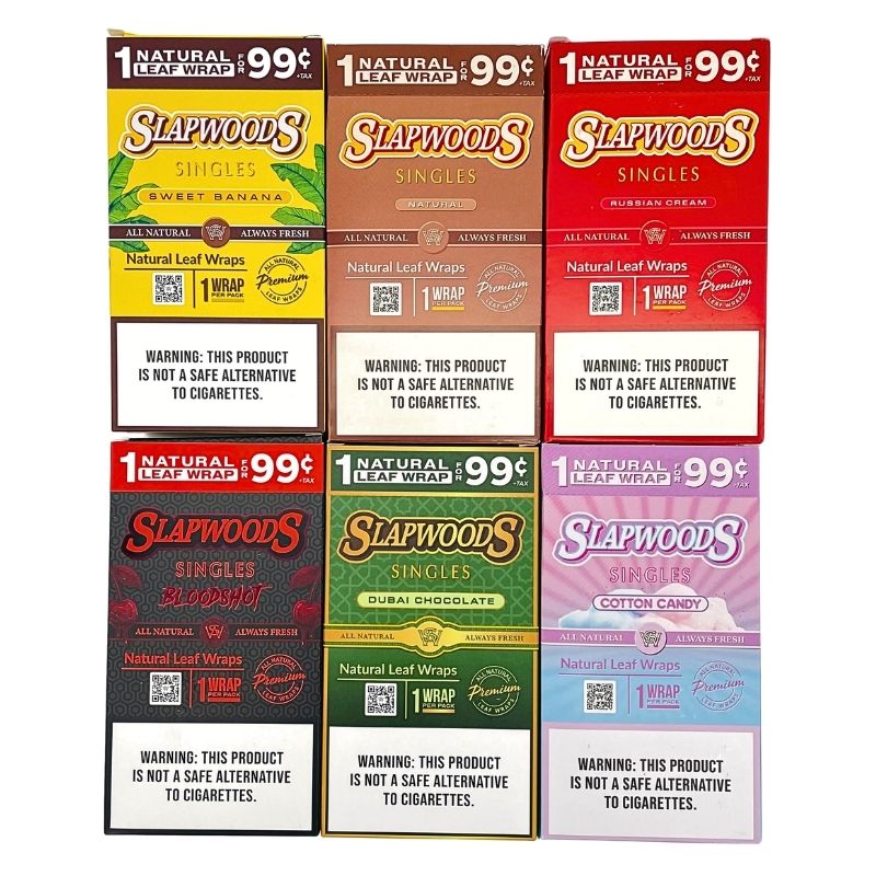 SLAPWOODS SINGLES LEAF WRAPS $0.99 20/1 PACKS - Image 3