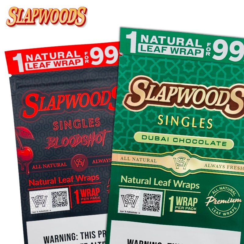SLAPWOODS SINGLES LEAF WRAPS $0.99 20/1 PACKS - Image 2