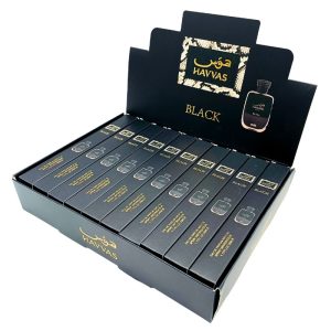 HAVVAS EAU DE PARFUM SPRAY (35ML) 1.17OZ 20PCS - BLACK