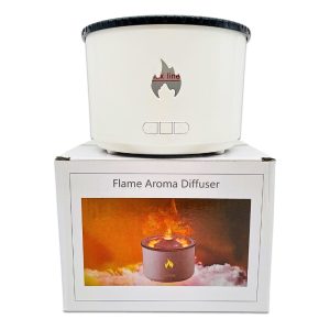AROMA DIFFUSER FLAME VOLCANO WHITE