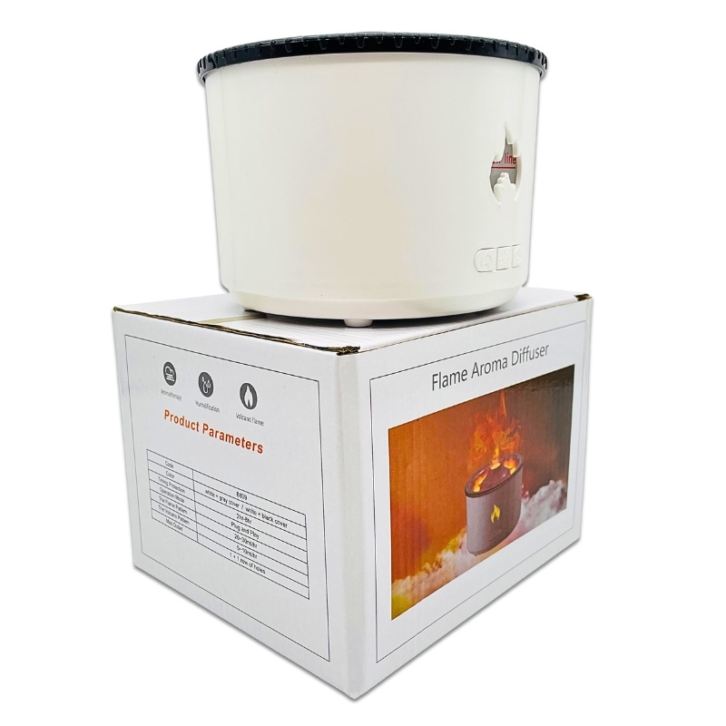 AROMA DIFFUSER FLAME VOLCANO WHITE - Image 4