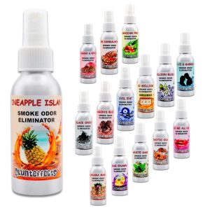 BLUNTEFFECTS SMOKE ODOR ELIMINATOR SPRAY 100ML VARIETY PACK 15PCS