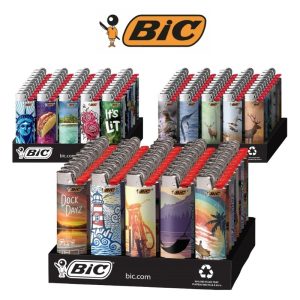 BIC LIGHTERS DESIGNS 50PCS