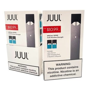 JUUL BASIC KIT 5% 2PK ($10.99) 4PCS - MENTHOL