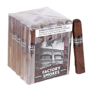 FACTORY SMOKES MADURO ROBUSTO 5X54 CIGARS 25PCS