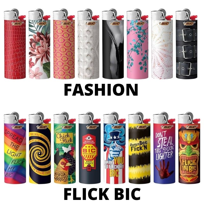 BIC LIGHTERS DESIGNS 50PCS - Image 5