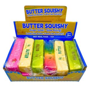BUTTER SQUISHY TOY COLORFUL 12PCS
