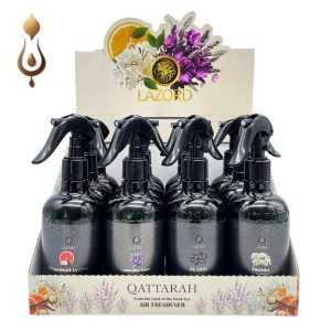 QATTARAH LAZORD AIR FRESHENER SPRAY 330ML 12PCS