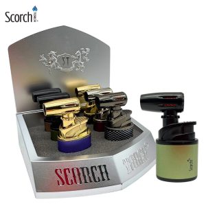SCORCH TORCH - SINGLE FLAME METAL 6PCS (61880)