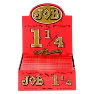 JOB ROLLING PAPERS 1&1/4 24PCS (RED)