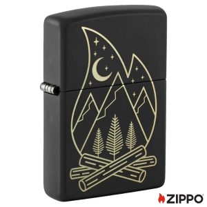 ZIPPO LIGHTER - CAMP FLAME DESIGN ($25.95)