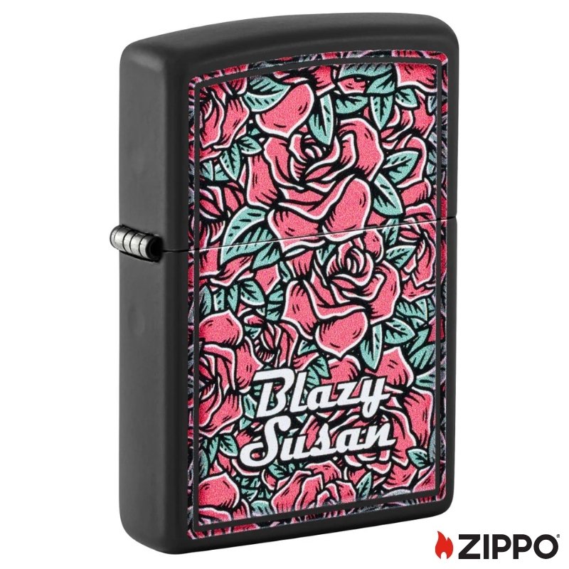 ZIPPO LIGHTER - BLAZY SUSAN ROSES ($35.95) (47192)