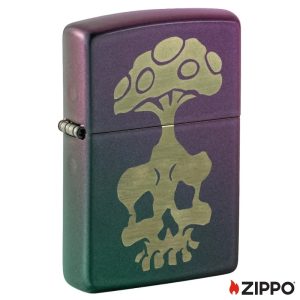 ZIPPO LIGHTER - MUSHROOM SKULL DESIGN ($25.95)