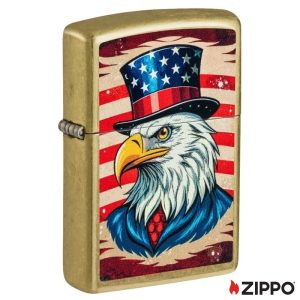 ZIPPO LIGHTER - PATRIOT EAGLE DESIGN ($21.95)
