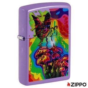 ZIPPO LIGHTER - MUSHROOM AND BUTTERFLY ($25.95)