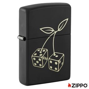 ZIPPO LIGHTER - DICE CHERRIES DESIGN ($25.95)