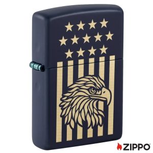 ZIPPO LIGHTER - EAGLE AND FLAG DESIGN ($25.95)
