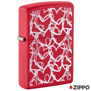 ZIPPO LIGHTER - HEARTS DESIGN ($25.95)