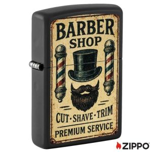 ZIPPO LIGHTER - BARBER SHOP DESIGN ($25.95)
