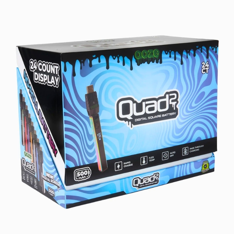 OOZE QUAD 2 DIGITAL SQUARE BATTERY DISPLAY 24PCS - Image 3