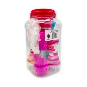 WATER PIPE 8" PERCULATER MIX COLOR JAR 7PCS (WP105)