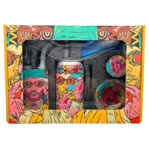 SMOKING KIT GIFT BOX - JUICEBOX WATER PIPE - RANDOM DESIGN