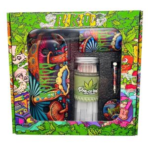 RUKIOO SMOKING KIT GIFT BOX - WITH CONES - RANDOM DESIGN