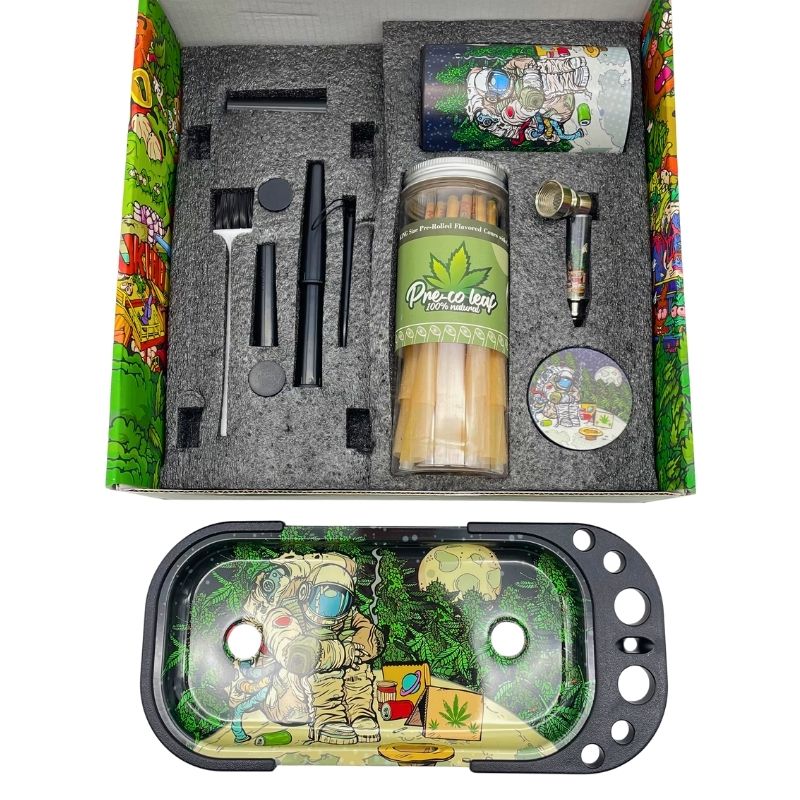 RUKIOO SMOKING KIT GIFT BOX - WITH CONES - RANDOM DESIGN - Image 3