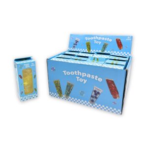 SQUEEZE TOY TOOTHPASTE RANDOM COLORS 12PCS