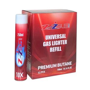 Z-ZEUS ZERO UNIVERSAL PREMIUM BUTANE 750ML 12PCS [NO SHIPPING]