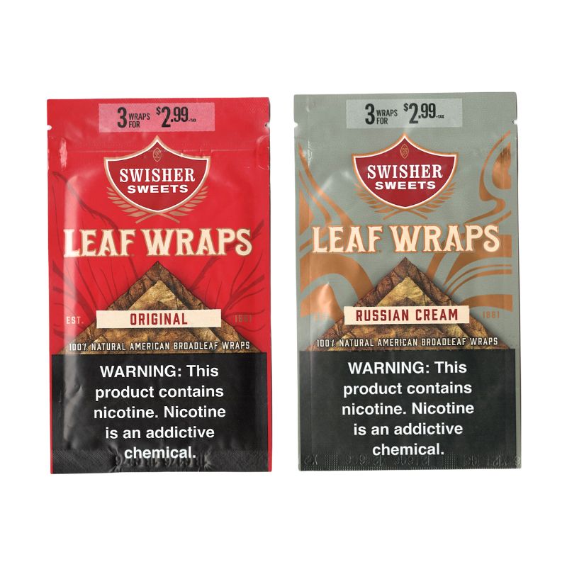 SWISHER SWEETS LEAF CIGARILLOS (3 FOR $2.99) 10/3 PACKS