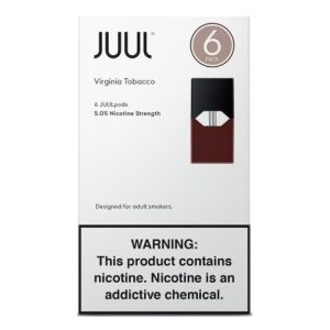 JUUL 5% 6 PODS X 4PCS - VIRGINIA TOBACCO