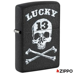 ZIPPO LIGHTER - LUCKY 13 DESIGN ($25.95)