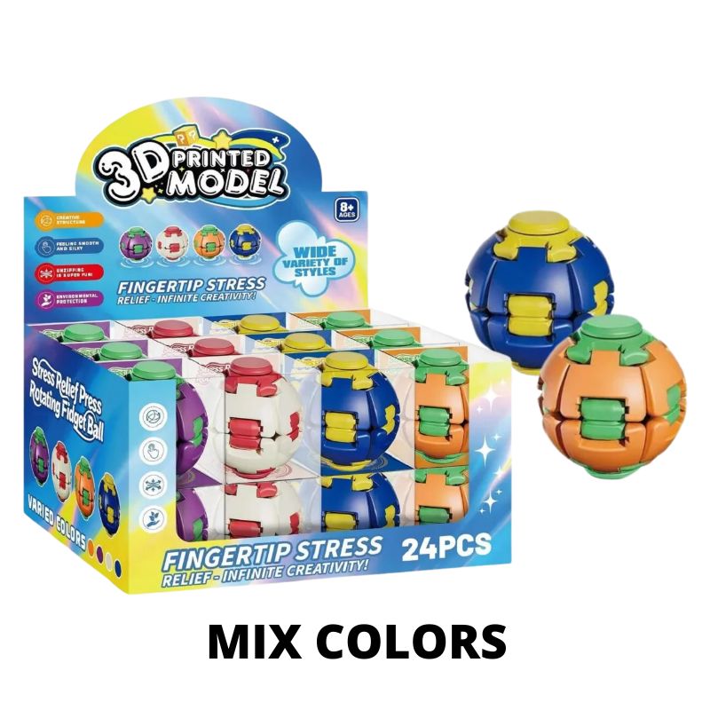 FIDGET SPINNER BALL TOYS 24PCS