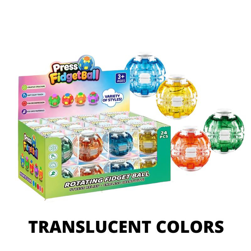 FIDGET SPINNER BALL TOYS 24PCS