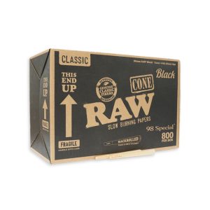 RAW 98 SPECIAL BLACK BULK CONES 800PCS