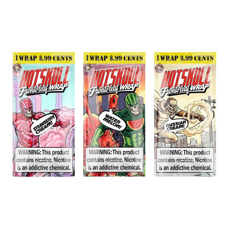 HOT SKULL FRONTO LEAF 1 FOR $0.99 WRAPS 20/1 PACKS