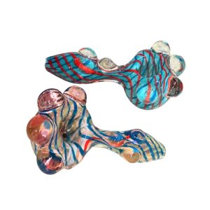 GLASS SPOON PIPE 4" (MIX COLORS) 2PCS