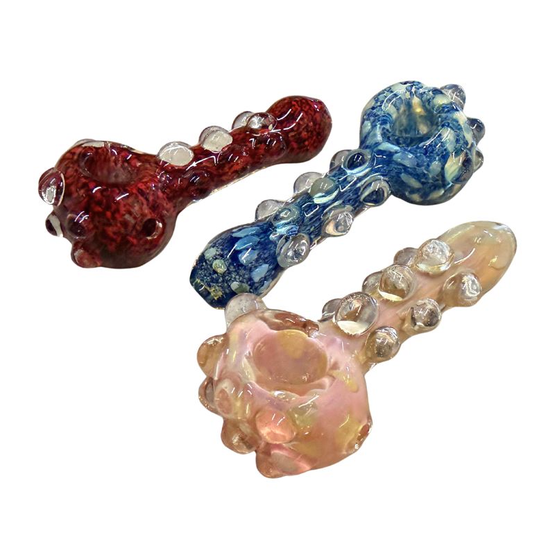 GLASS SPOON PIPE 3.5" (MIX COLORS) 3PCS