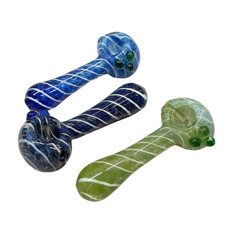 GLASS SPOON PIPE 3.5" (MIX COLORS) 3PCS