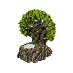 FUJIMA TREE GODDESS INCENSE, CONES & TEA LIGHT (5.1"X4.8"5.4") IBC63