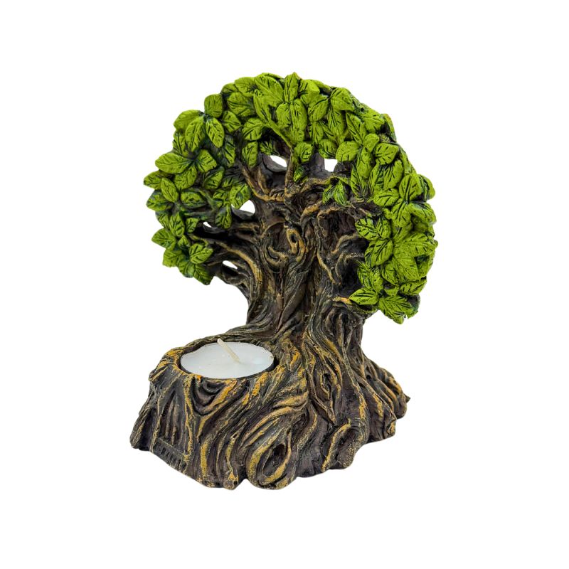 FUJIMA TREE GODDESS INCENSE, CONES & TEA LIGHT (5.1"X4.8"5.4") IBC63