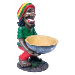 FUJIMA LARGE RASTA GUY ASHTRAY 17" (LT158)