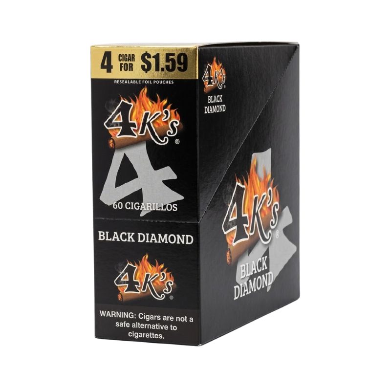 4K'S CIGARILLOS (4 FOR $1.59) 15/4 PACKS
