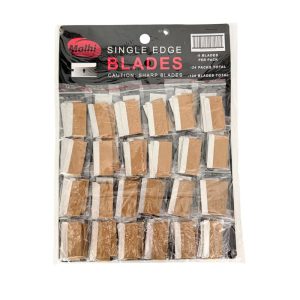 MALHI BLADES SINGLE EDE DISPLAY 24PACKS 120PCS