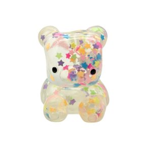 SQUEEZY TOY BEAR WITH STARS 12PCS