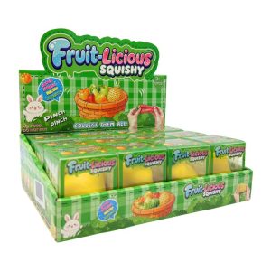 SQUEEZY TOY FRUIT-LICIOUS PEAR 12PCS
