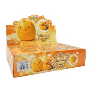 SQUEEZY TOY CRUNCHY CHICKEN 12PCS